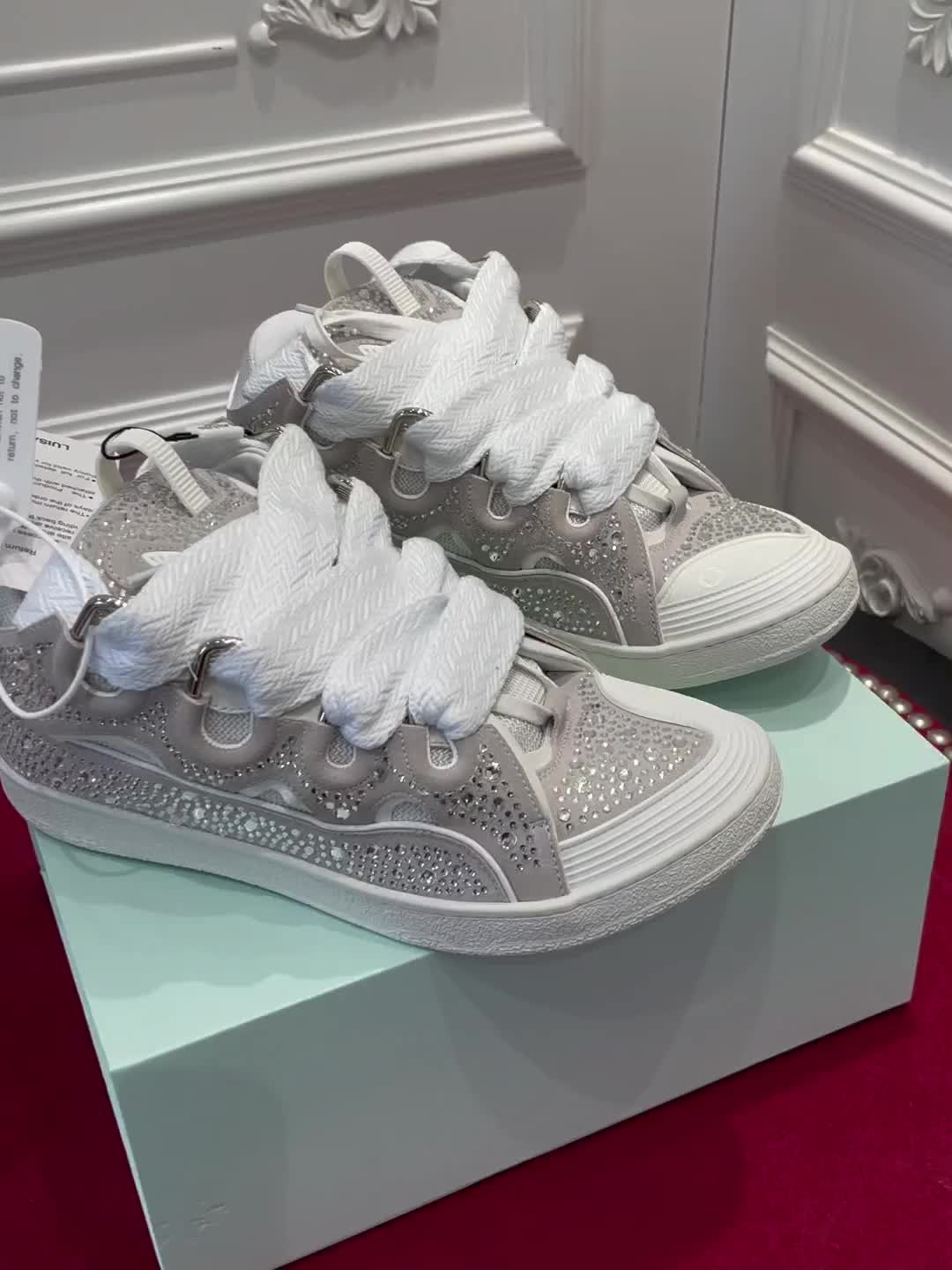 lanvin curb sneaker