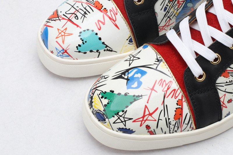 chian louin high top sneaker