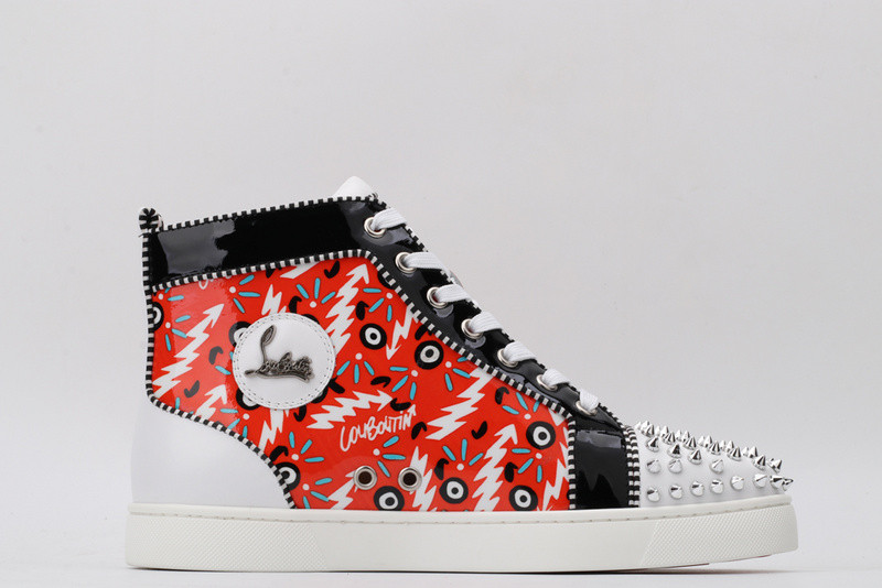 chian louin high top sneaker