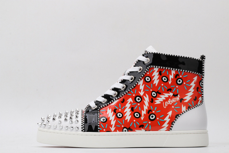 chian louin high top sneaker