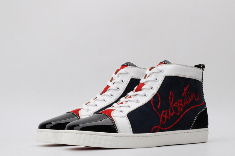 chian louin high top sneaker