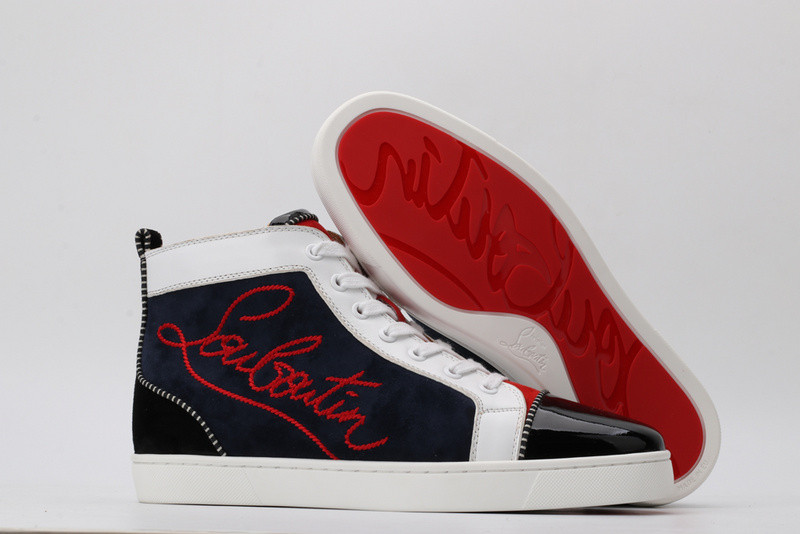chian louin high top sneaker