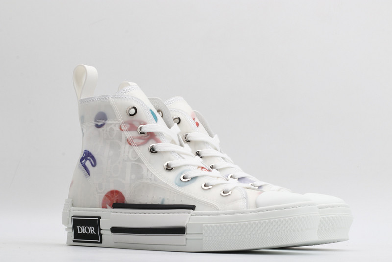 dio* b23 oblique high-top sneaker