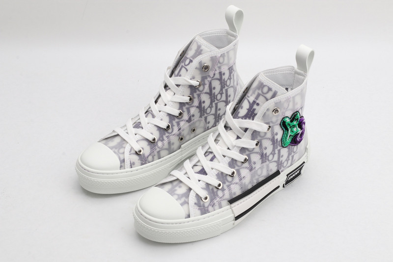 dio* b23 oblique high-top sneaker