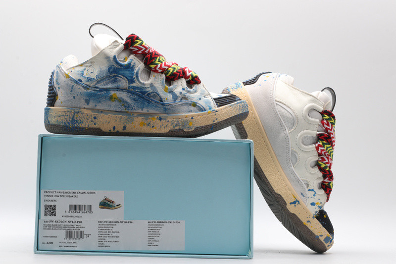 lanvin curb sneaker