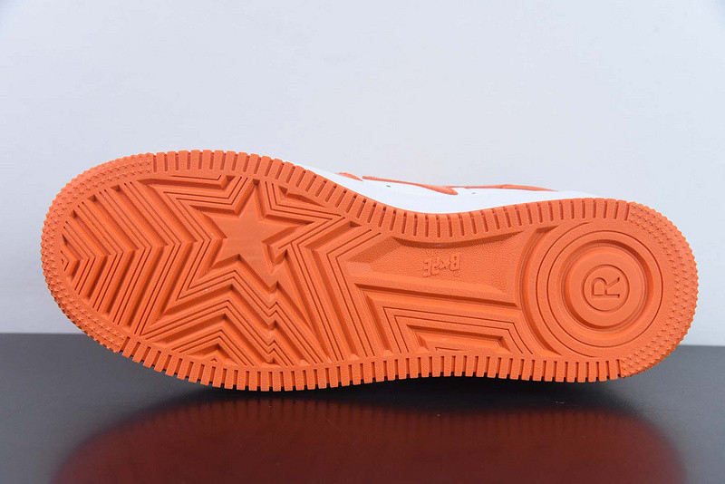 a bathing ape bape sk8 sta orange
